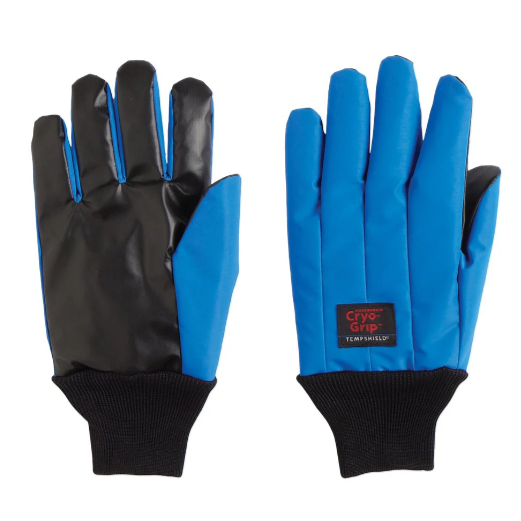 Tempshield waterproof Cryo-Grip gloves, blue