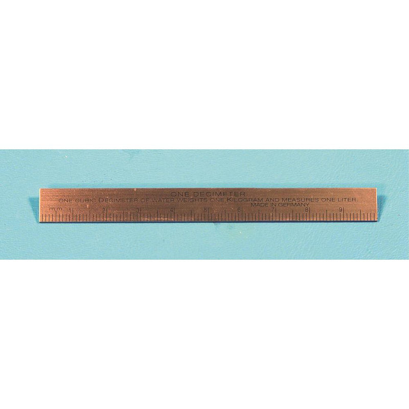 Steel ruler, 10cm