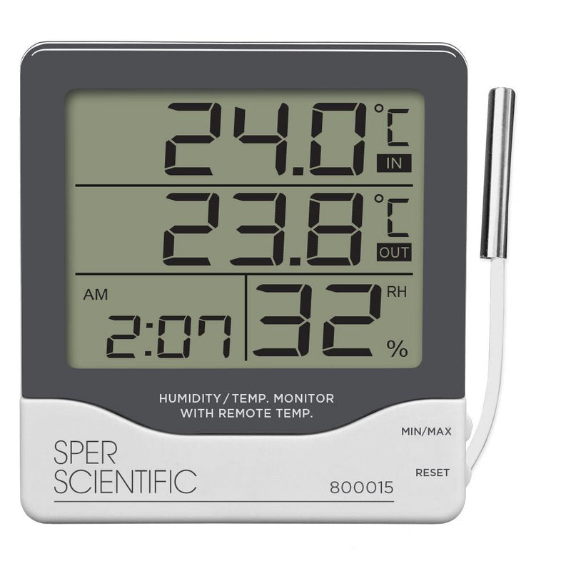 Humidity/temperature monitor