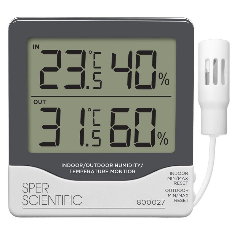 Humidity/temperature monitor