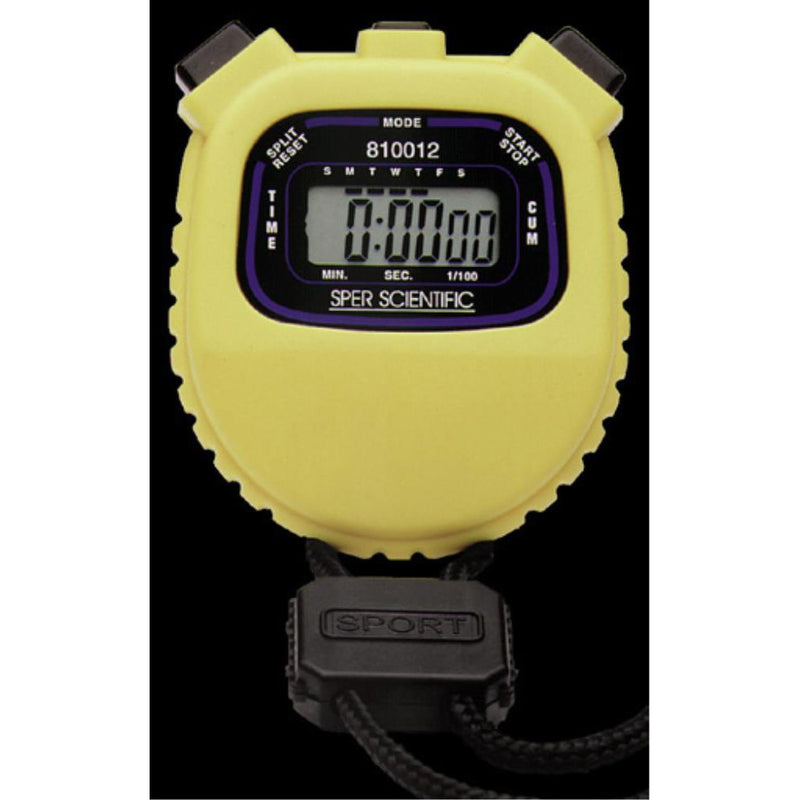 Stopwatch, water resistant