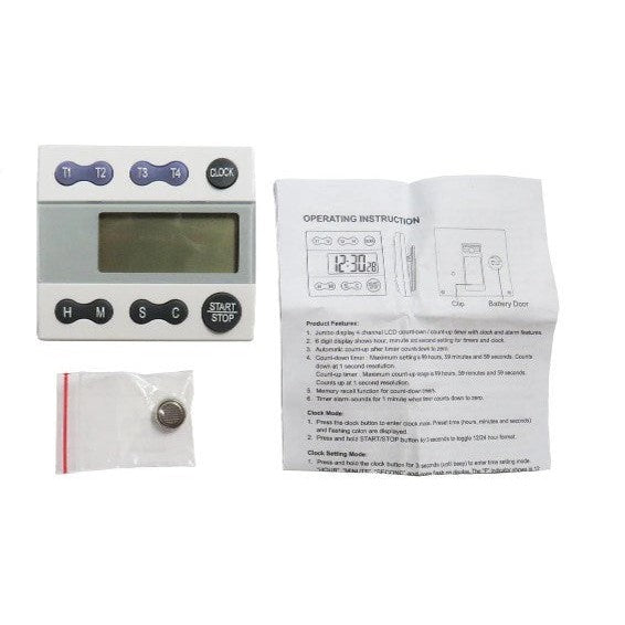 5-channel timer with clock