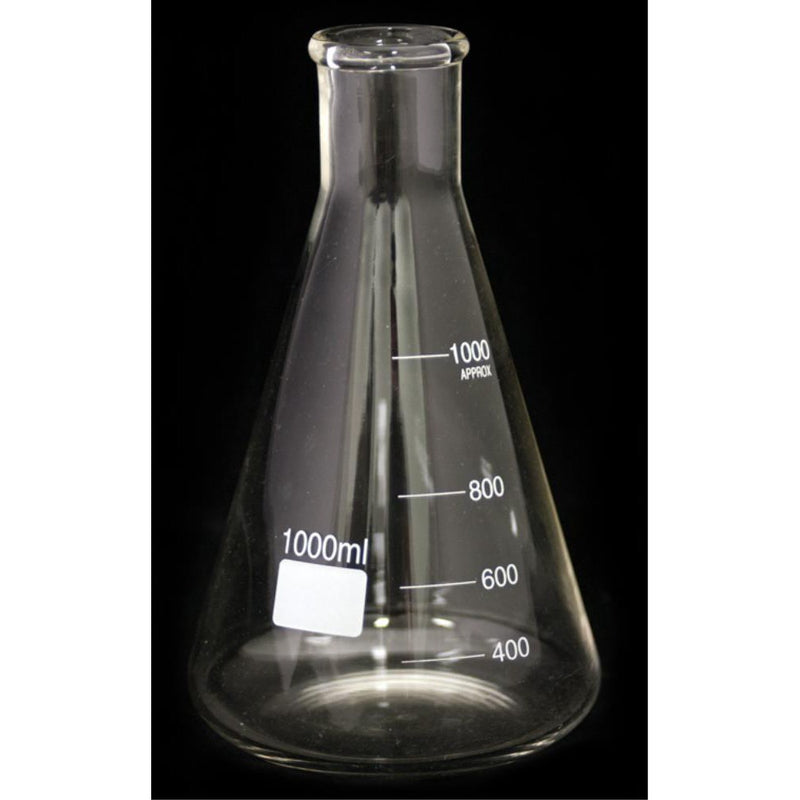 Glass Erlenmeyer flasks, economy