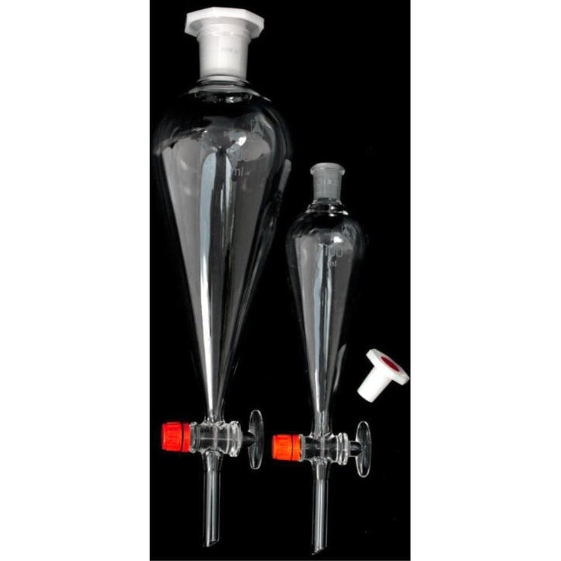 Premium glass separating funnels