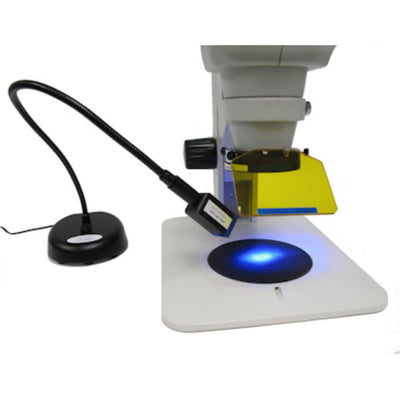 NIGHTSEA stereo microscope fluorescence viewing systems, dim base option