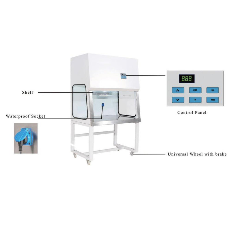 PCR cabinets with UV lamp, 220V