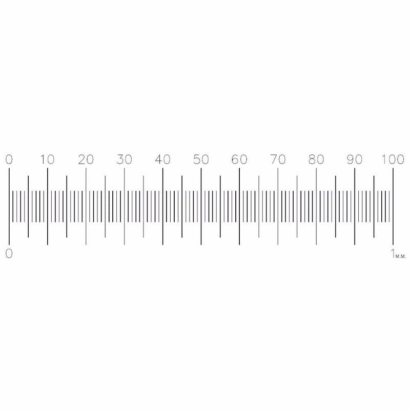 PS8 stage micrometers, 1mm x 0.01mm divisions