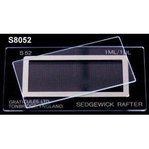 Sedgewick-Rafter counting chamber coverglass