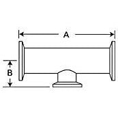 Three-way reducing adapter, SS