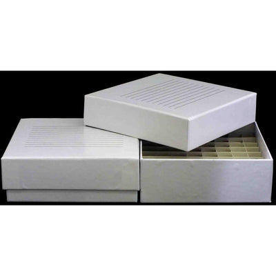 Cryotube storage boxes, cardboard