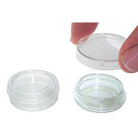 PELCO glass bottom dishes, clear wall
