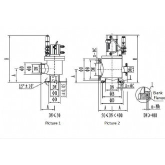 Pneumatic high vacuum damper valve, VGDQ-J series