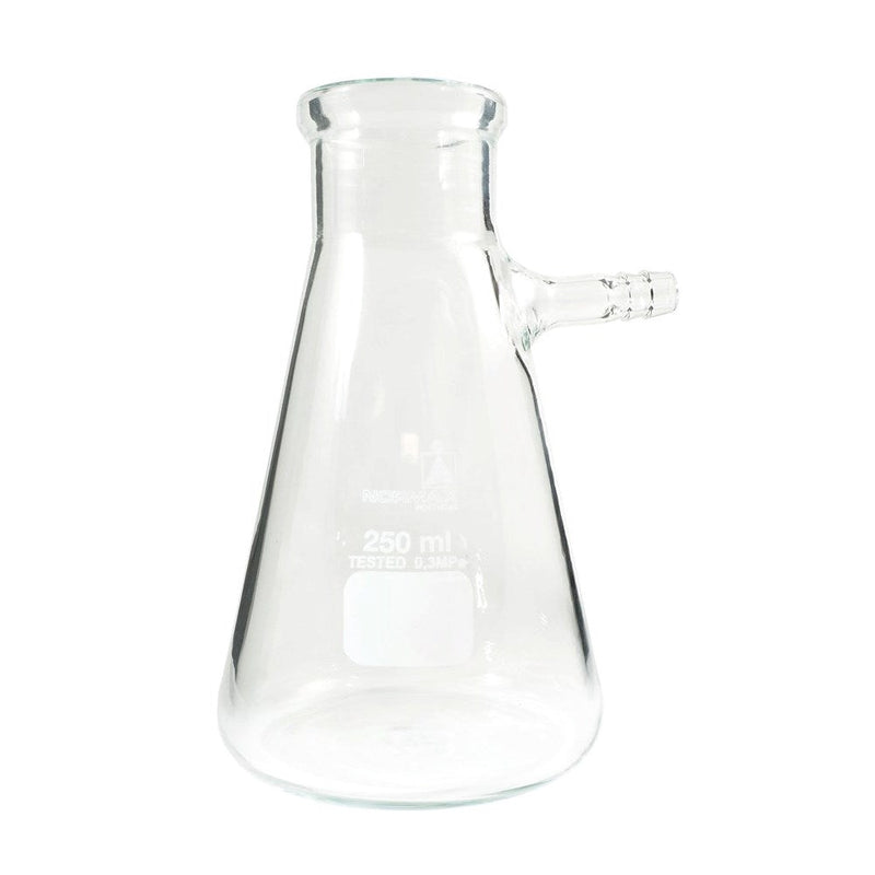 Glass conical filter flasks