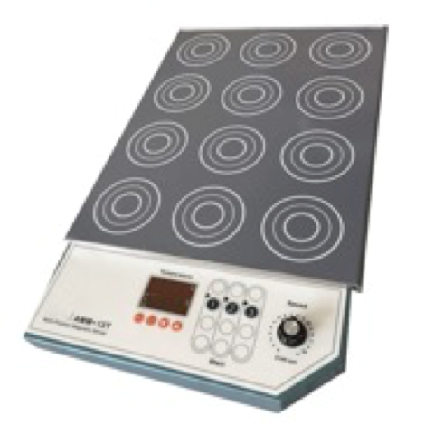 Multi-position magnetic stirrers, 3 separate controls