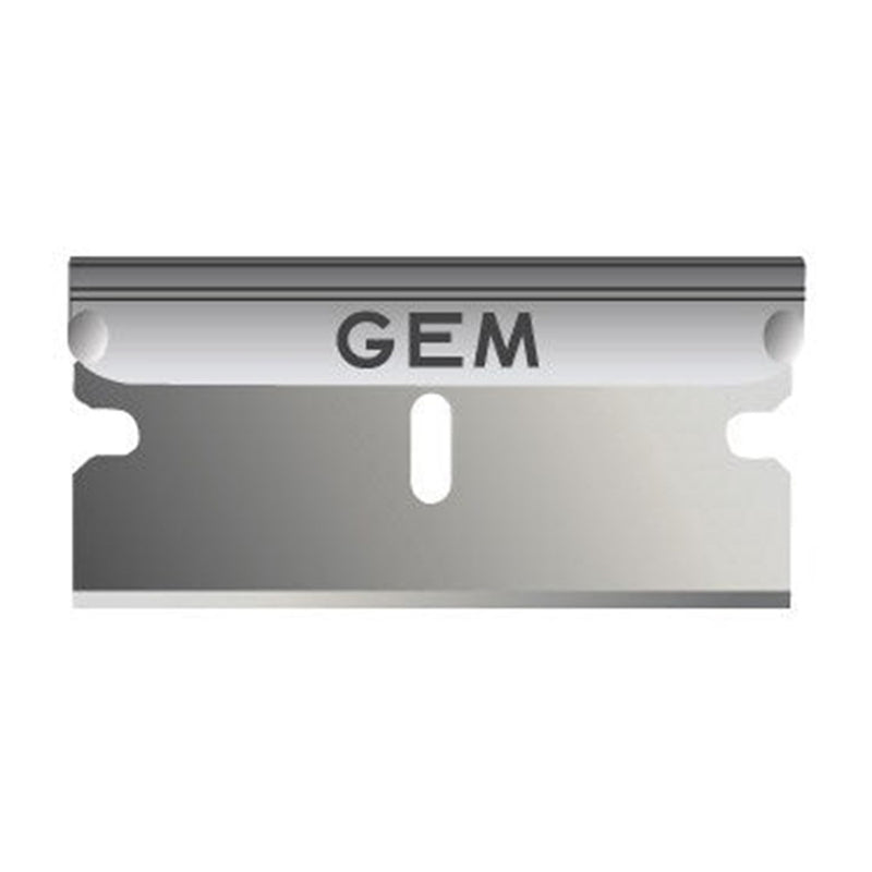 GEM stainless steel razor blades, single edge