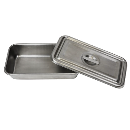 Stainless Steel sterilisation instrument trays and lids