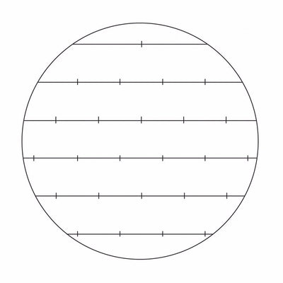 G49 eyepiece reticles, Zeiss integrating disc 1, Henning Reseau pattern