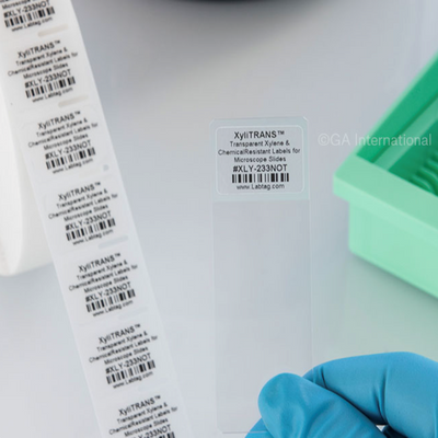 XyliTRANS transparent xylene and chemical resistant labels