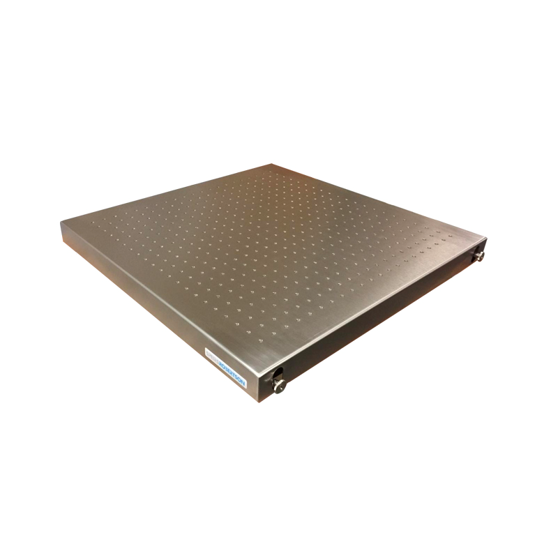 Workstation active air isolation platforms, stainless steel
