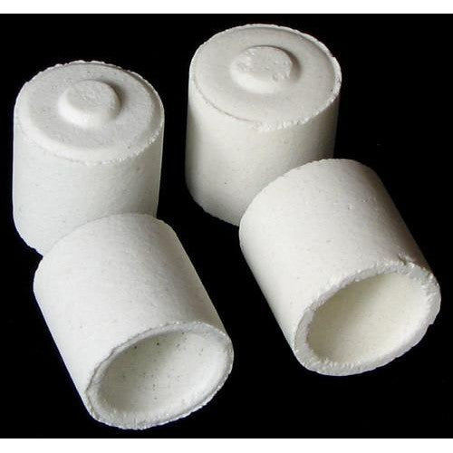 Crucibles for high frequency furnace, ceramic, rim OD25.5mm