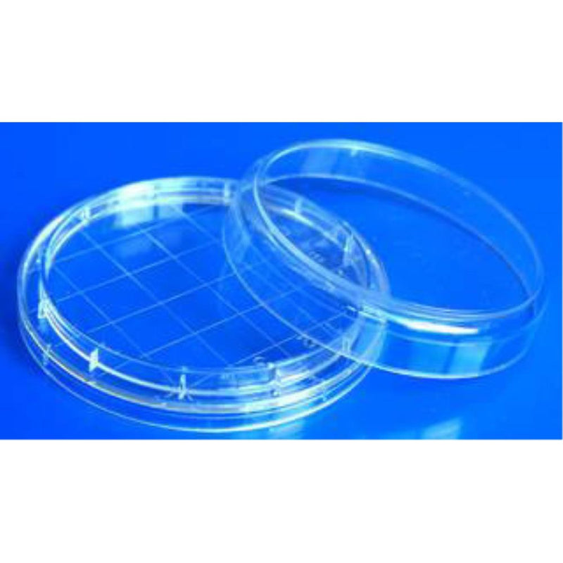 Petri dishes, PS, 65 x 15mm, with grid, sterile