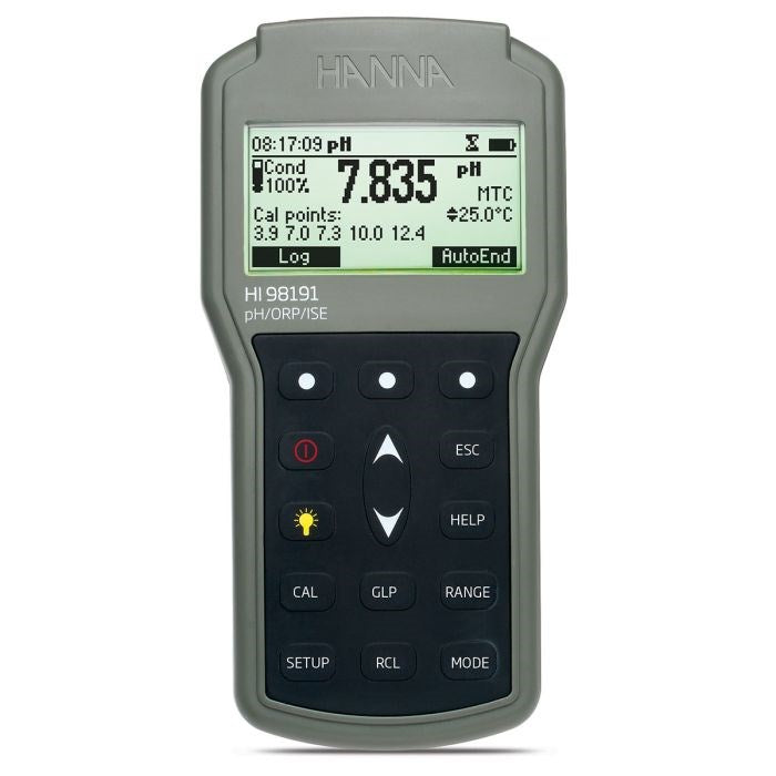 Professional waterproof meter, pH, ORP, ISE