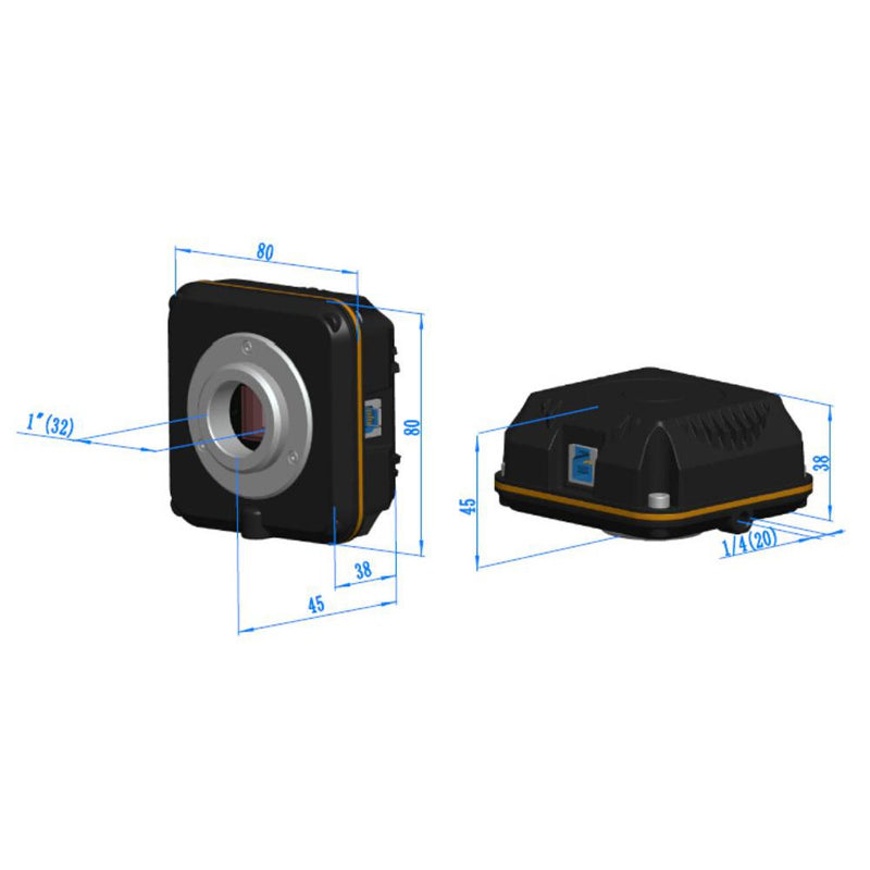 USB3.0 C-mount digital cameras, CMOS, high speed