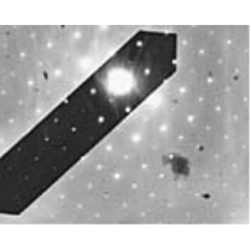 TEM/STEM diffraction standard for image rotation, molybdenum trioxide