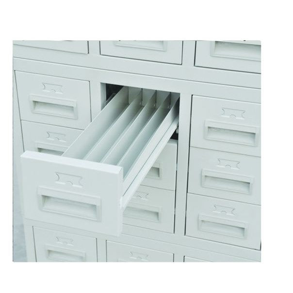Slide storage cabinet