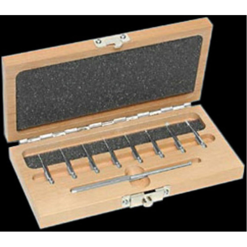 Micro-tool storage box for 8 tips and handle